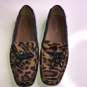 Donald J Pliner Animal Print Loafers Size 8.5 B